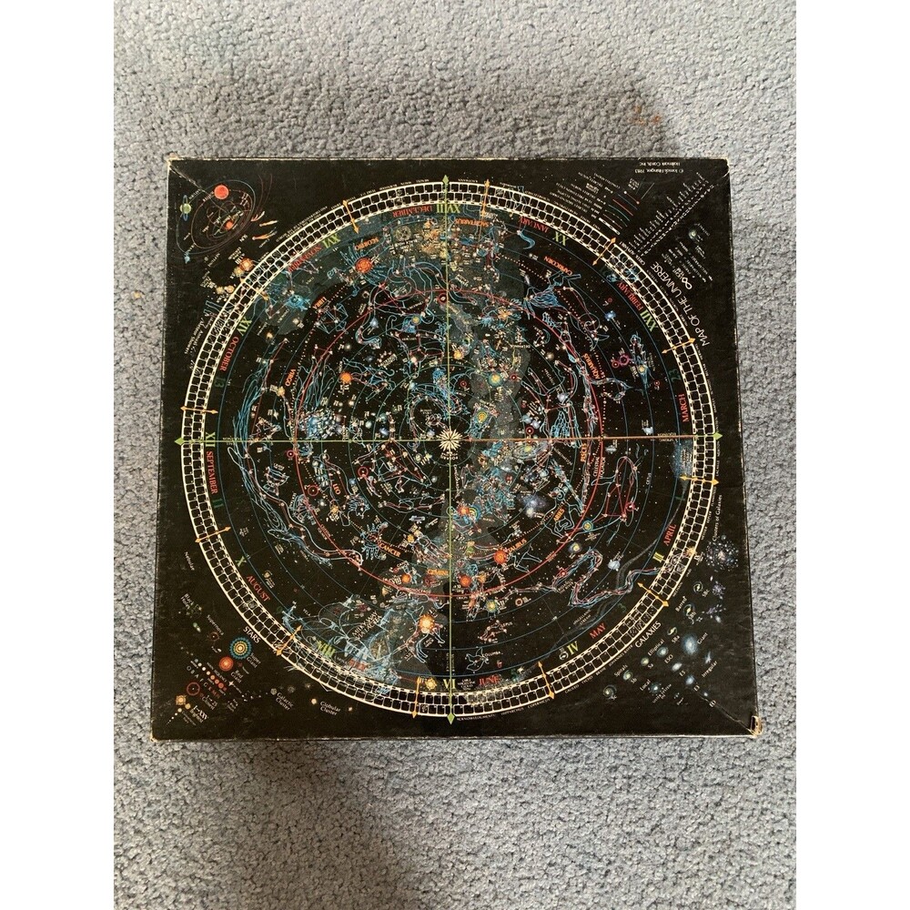 Vintage Springbok "Map of the Universe" 500 Piece Jigsaw Puzzle Complete 1983